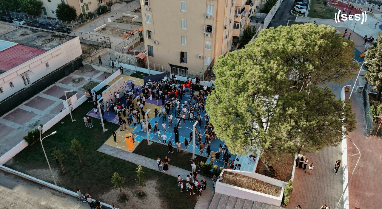 da luogo di degrado a piazza dello sport a casalnuovo un playground in stile usa abodi strumento concreto di inclusione da Ilmattino.it da luogo di degrado a piazza dello sport a casalnuovo un playground in stile usa abodi strumento concreto di inclusione