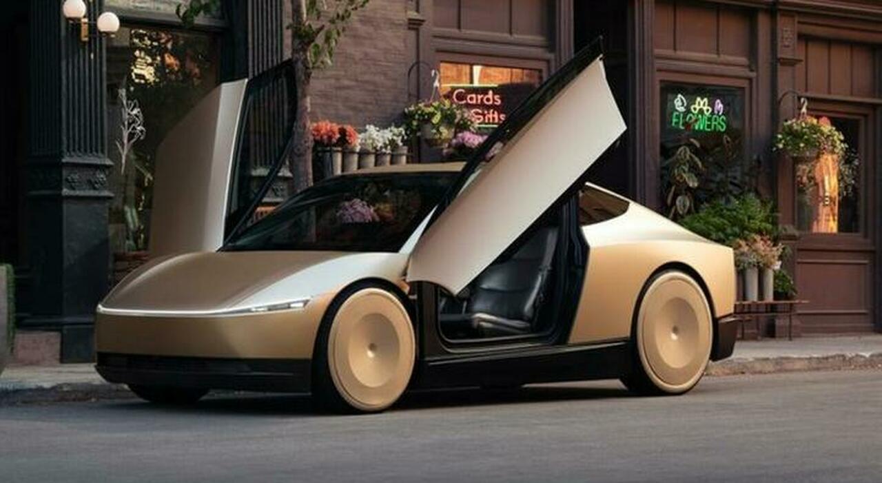 Il Cybercab della Tesla