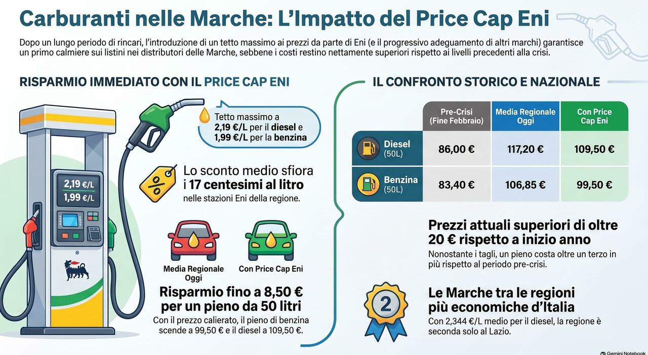 marche effetto eni sui prezzifrenano gasolio e benzinaecco quanto costa un pieno da Corriereadriatico.it marche effetto eni sui prezzifrenano gasolio e benzinaecco quanto costa un pieno
