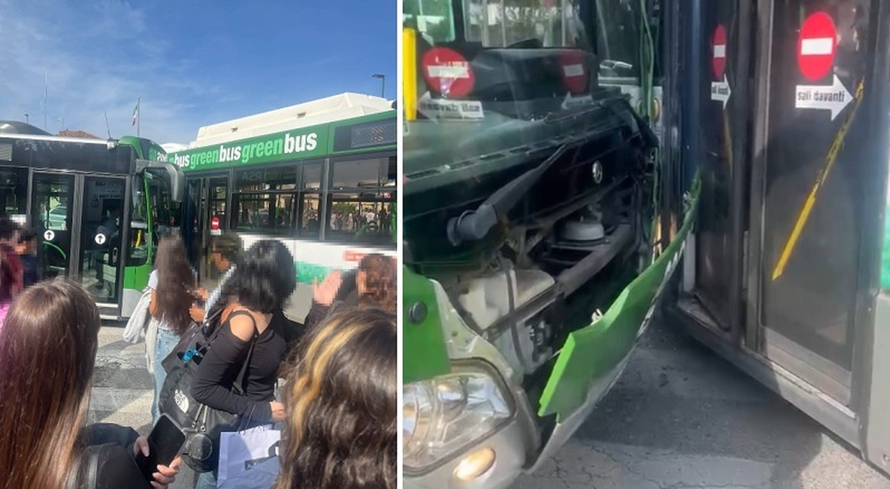 due autobus si scontrano tra i ragazzi appena usciti da scuola corsa saltata e traffico in tilt da Ilgazzettino.it due autobus si scontrano tra i ragazzi appena usciti da scuola corsa saltata e traffico in tilt