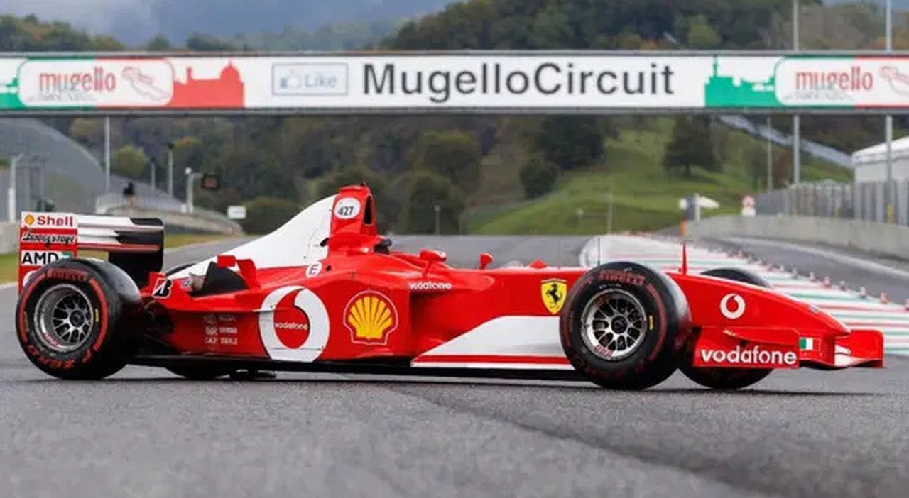 Una Ferrari storica al Mugello