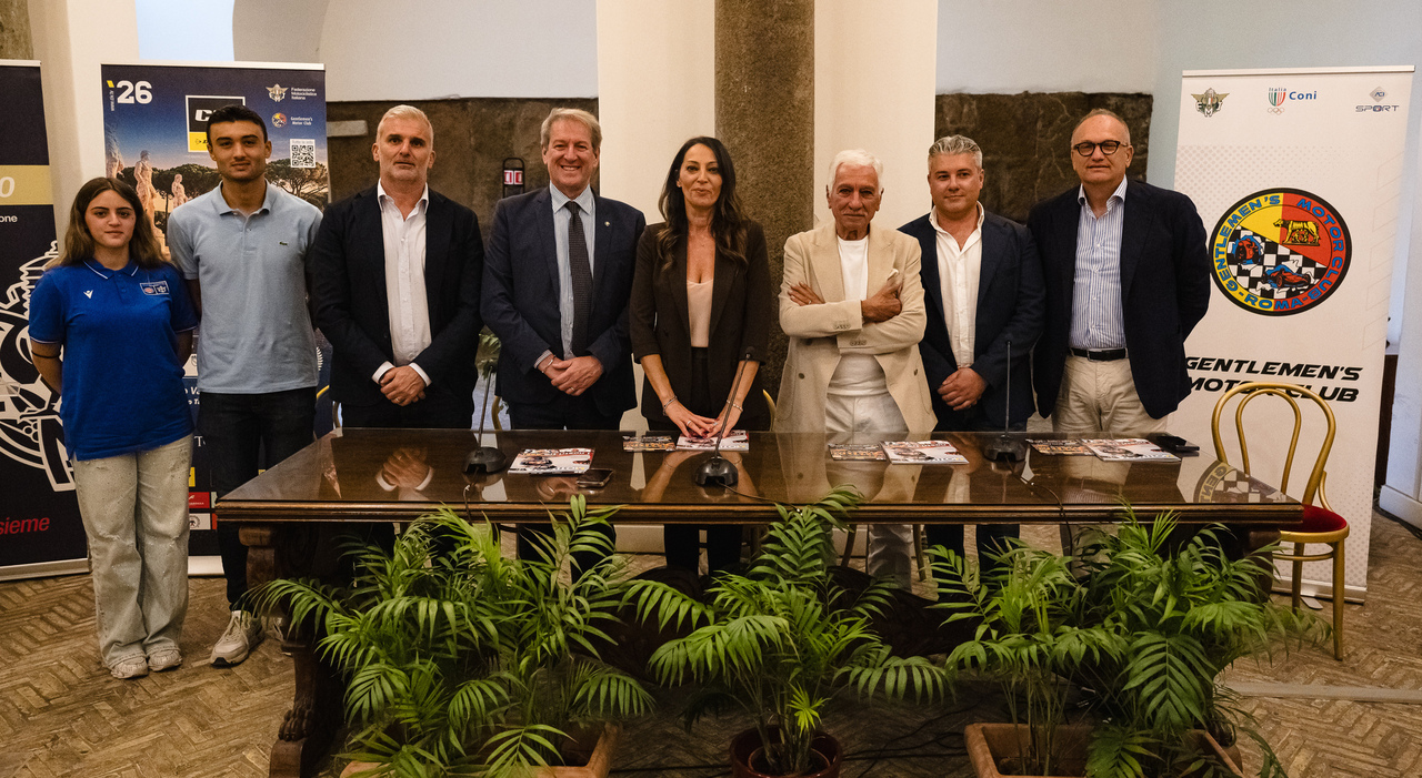 I partecipanti alla conferenza di presentazione