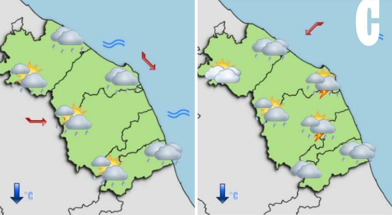 maltempo non 232 ancora finita allerta meteo prorgata di 24 ore sulle marche ecco le previsioni del weekend da Corriereadriatico.it maltempo non 232 ancora finita allerta meteo prorgata di 24 ore sulle marche ecco le previsioni del weekend