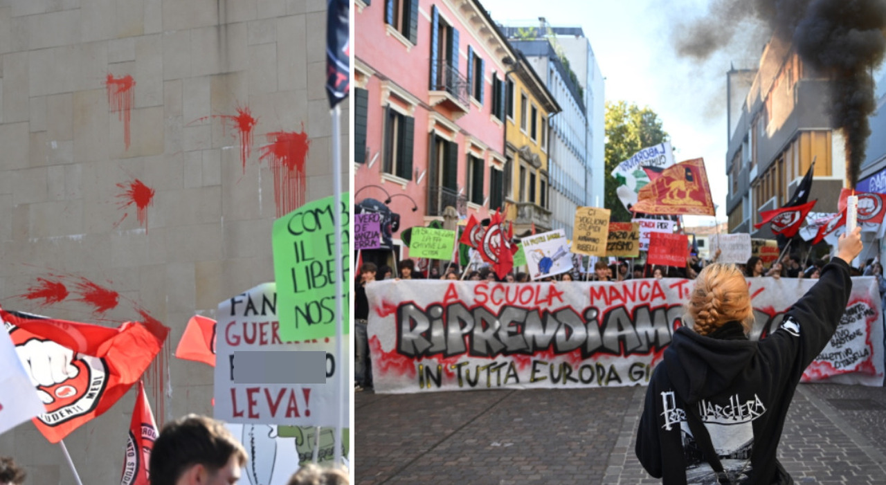 studenti scoppia la protesta in veneto imbrattata la citt224 metropolitana di venezia a verona cassonetti in fiamme scavalcati i cancelli della scuola a treviso da Ilgazzettino.it studenti scoppia la protesta in veneto imbrattata la citt224 metropolitana di venezia a verona cassonetti in fiamme scavalcati i cancelli della scuola a treviso