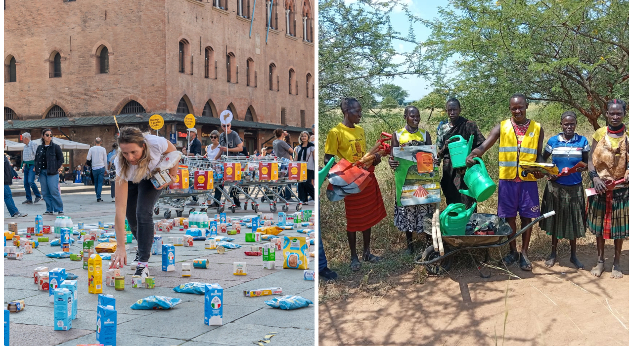 «Dall'Italia all'Uganda per aiutare: la fame...