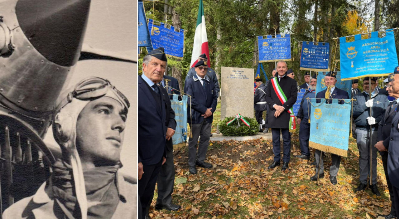 monumento agli aviatori ma 232 lite sul repubblichino il solo pilota dellaltipiano 232 antonio max longhini e aveva aderito a sal242