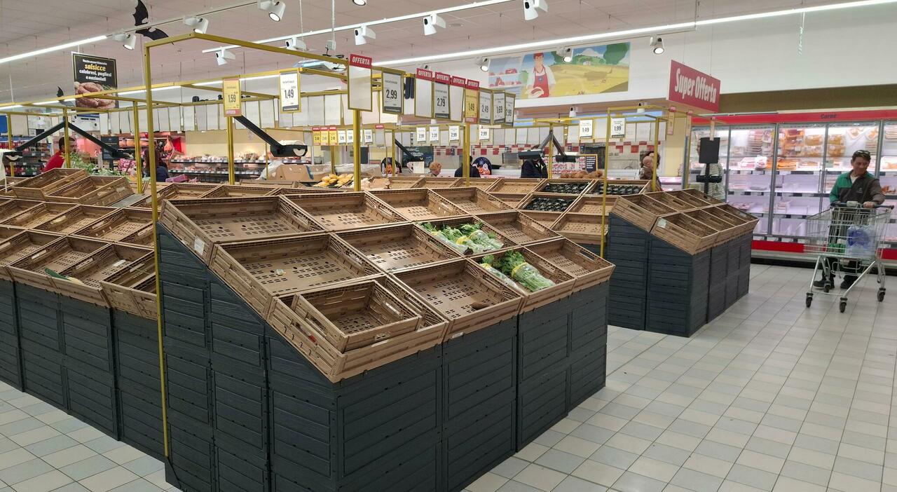 blocco e proteste in puglia i primi effetti primi supermercati vuoti da Quotidianodipuglia.it blocco e proteste in puglia i primi effetti primi supermercati vuoti