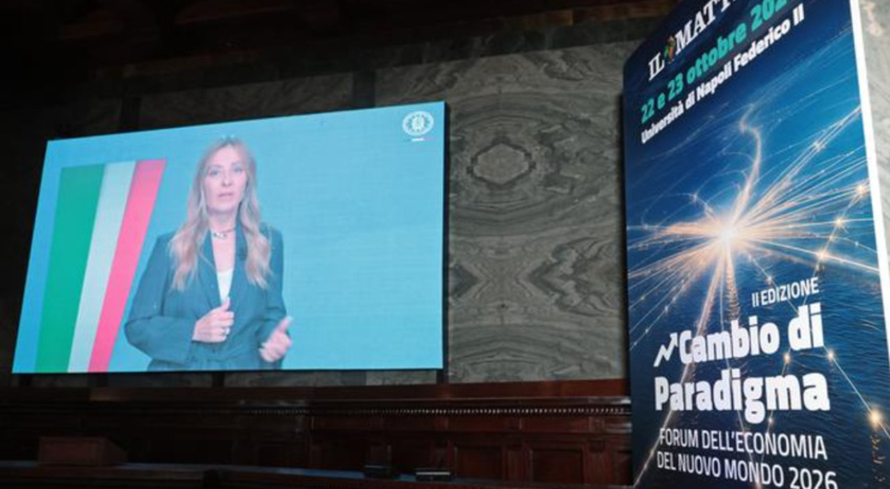 cambio di paradigma il videomessaggio di giorgia meloni sud valore aggiunto pu242 ricoprire un ruolo sempre pi249 decisivo da Ilmattino.it cambio di paradigma il videomessaggio di giorgia meloni sud valore aggiunto pu242 ricoprire un ruolo sempre pi249 decisivo