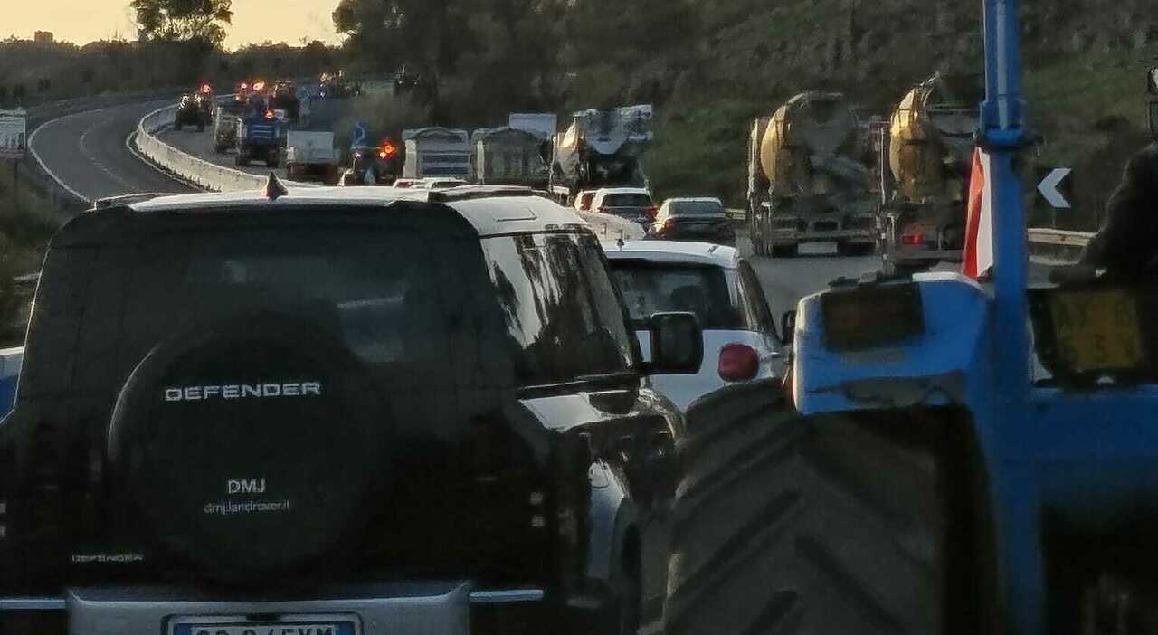 salento agricoltori in strada con il trattore contro il caro carburanti rallentamenti e disagi su due statali da Quotidianodipuglia.it salento agricoltori in strada con il trattore contro il caro carburanti rallentamenti e disagi su due statali