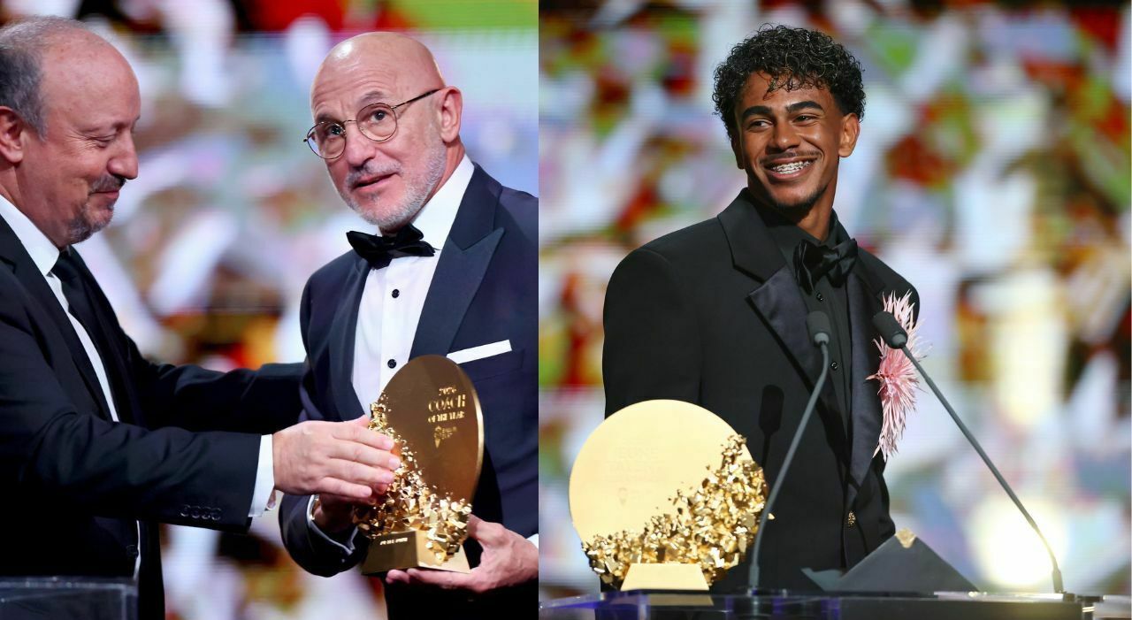 pallone d oro live la cerimonia ecco la classifica tutti i premi assegnati yamal miglior giovane incetta di premi per la spagna da Ilmattino.it pallone d oro live la cerimonia ecco la classifica tutti i premi assegnati yamal miglior giovane incetta di premi per la spagna