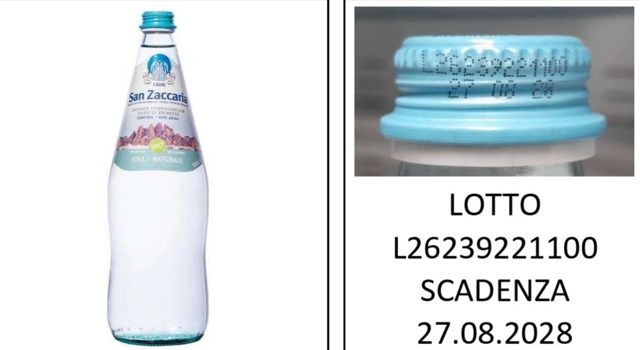 Acqua minerale ritirata dal mercato per...