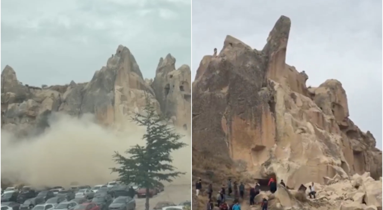 cappadocia crolla un camino delle fate morte due persone frana provocata dalle forti piogge da Ilmessaggero.it cappadocia crolla un camino delle fate morte due persone frana provocata dalle forti piogge