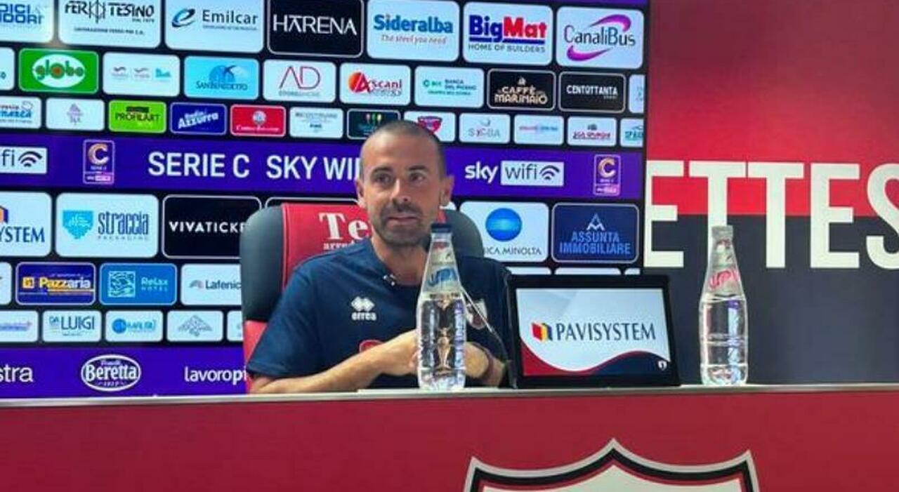 Image accompanying Mister D'Alesio: «Difficile affrontare stasera la Reggiana, la Samb deve pensare solo a fare risultato», from Corriere Adriatico
