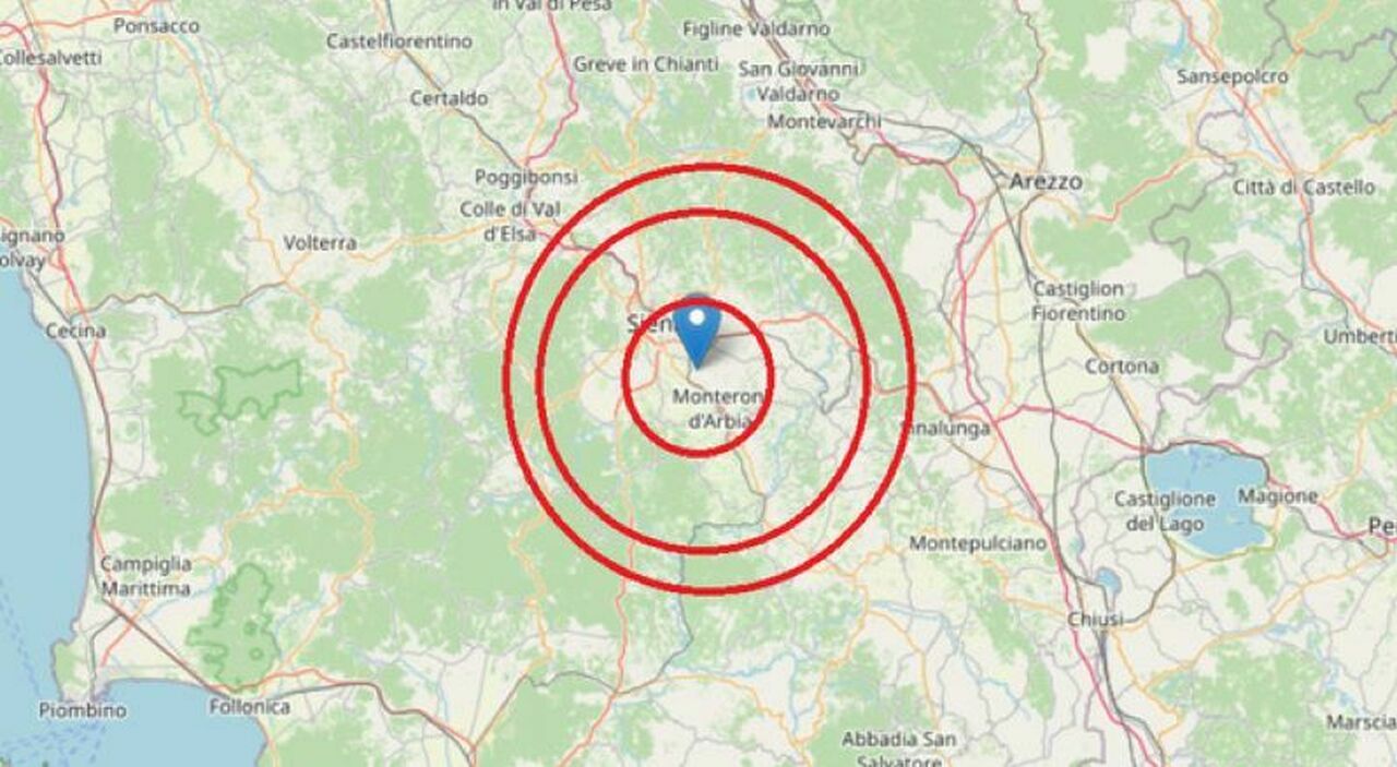 Terremoto a sud di Siena, la terra continua a tremare. Nuova scossa di magnitudo 3,2: «Abbiamo sentito un boato».  Scuole chiuse domani a Monteroni d