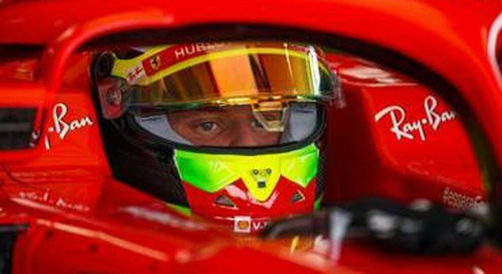 Mick Schumacher è tornato al volante della Ferrari SF71H, sul circuito di Fiorano