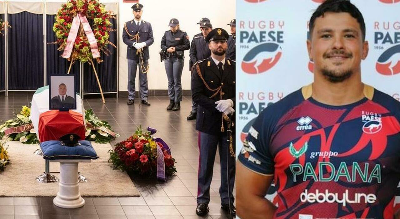 Amar Kudin, guard of honor and funeral chapel also in Treviso for the rugby player and police officer who died on Monday in Rome