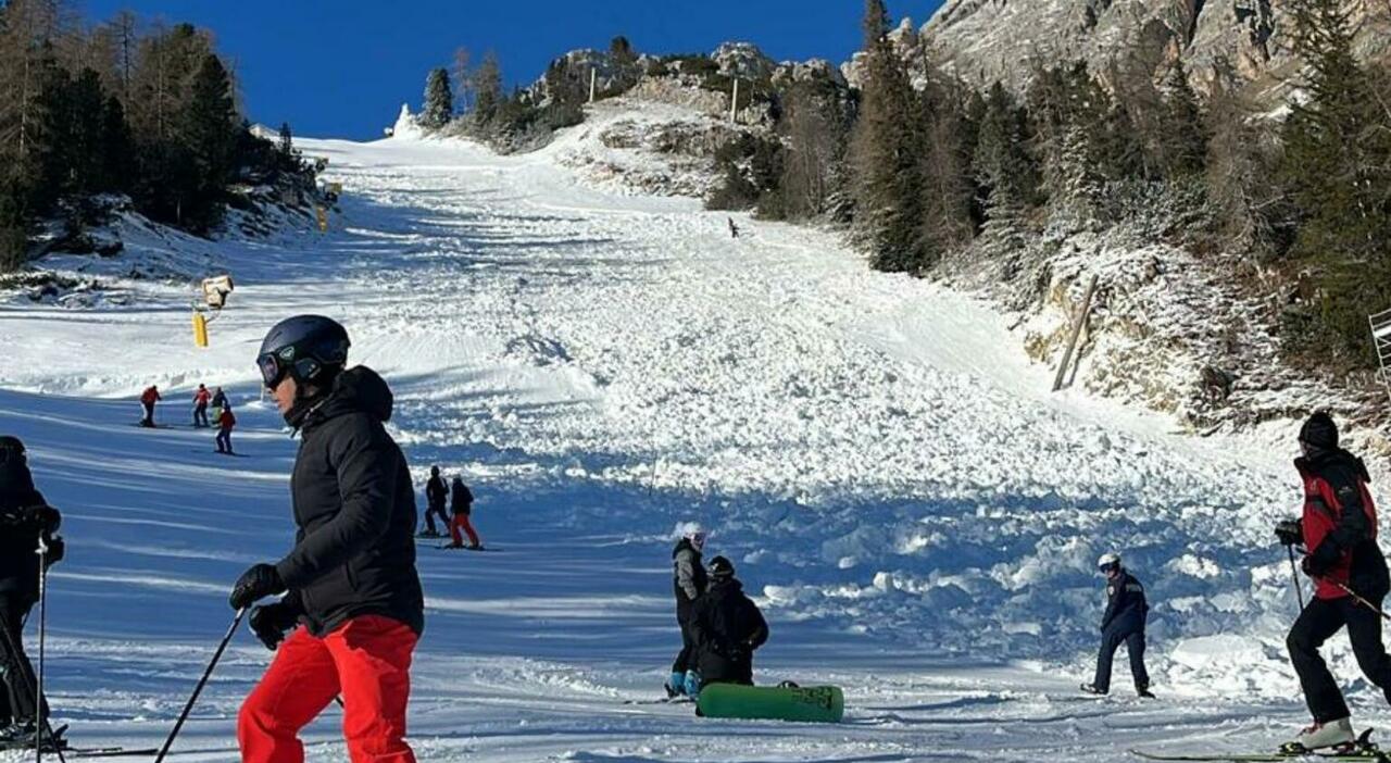 Valanga sulla Tofana, i due sciatori che l