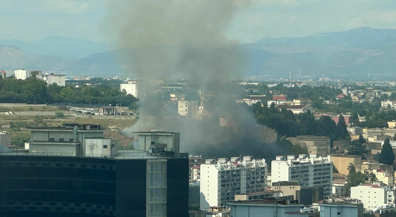 Incendio cimitero 