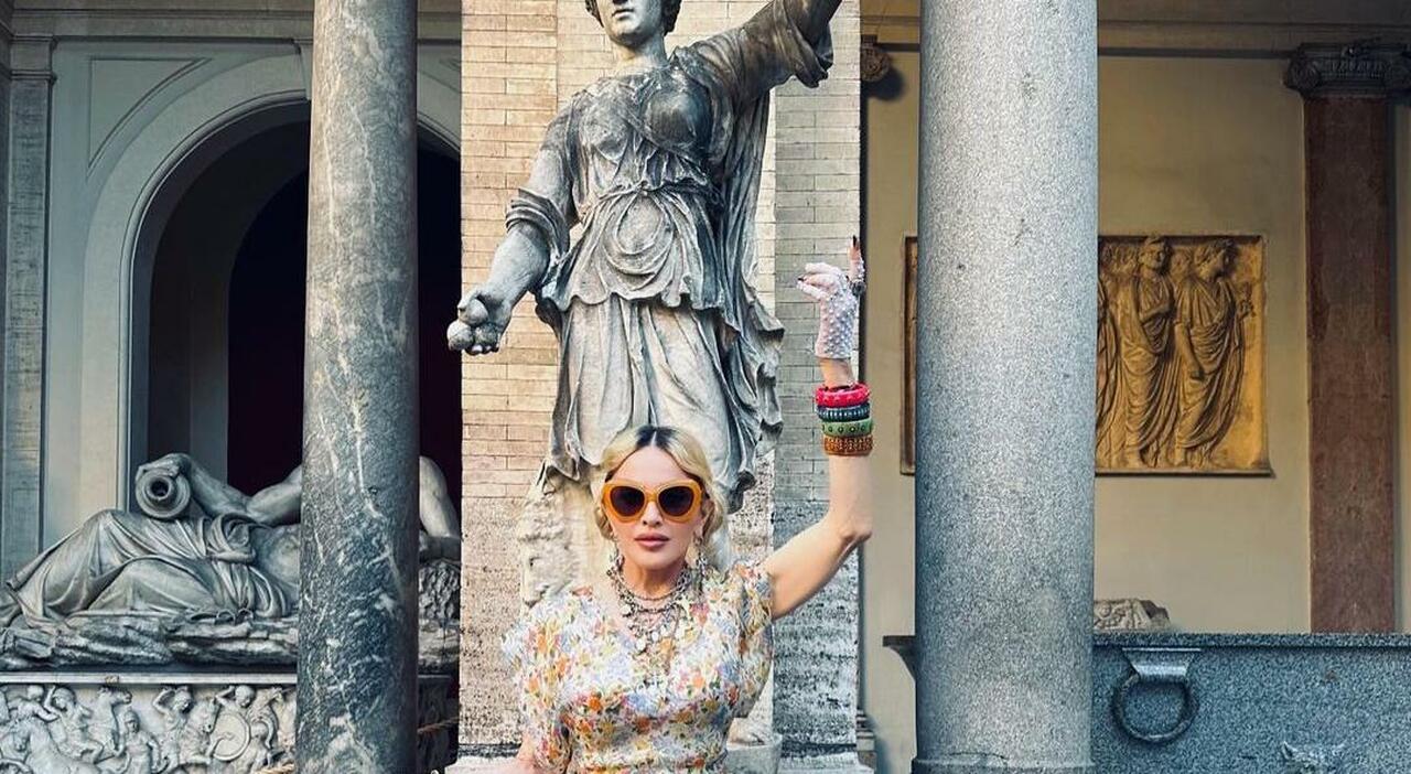 Madonna en Roma “Despedida” tras visitar los Museos Vaticanos: Día de la Estrella