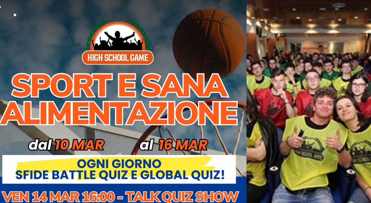 High School Game, lanciato contest interattivo su "Sport e Sana Alimentazione"