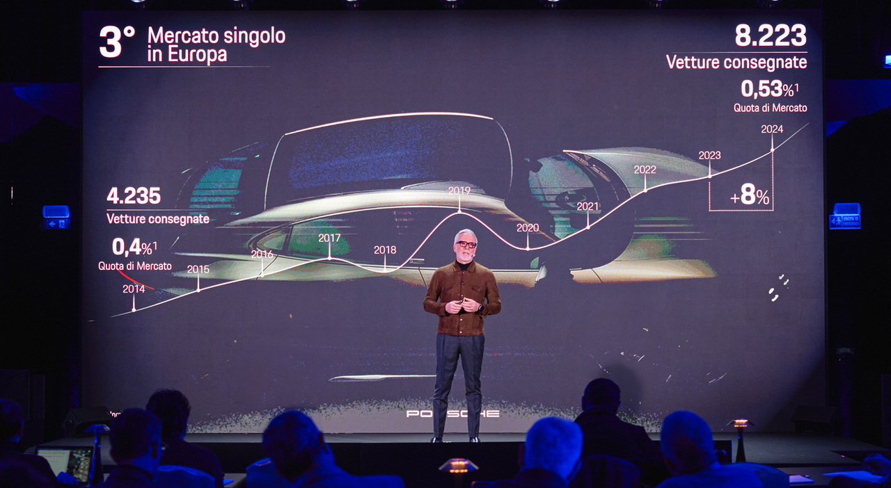 La conferenza con Pietro Innocenti, amministratore delegato di Porsche Italia