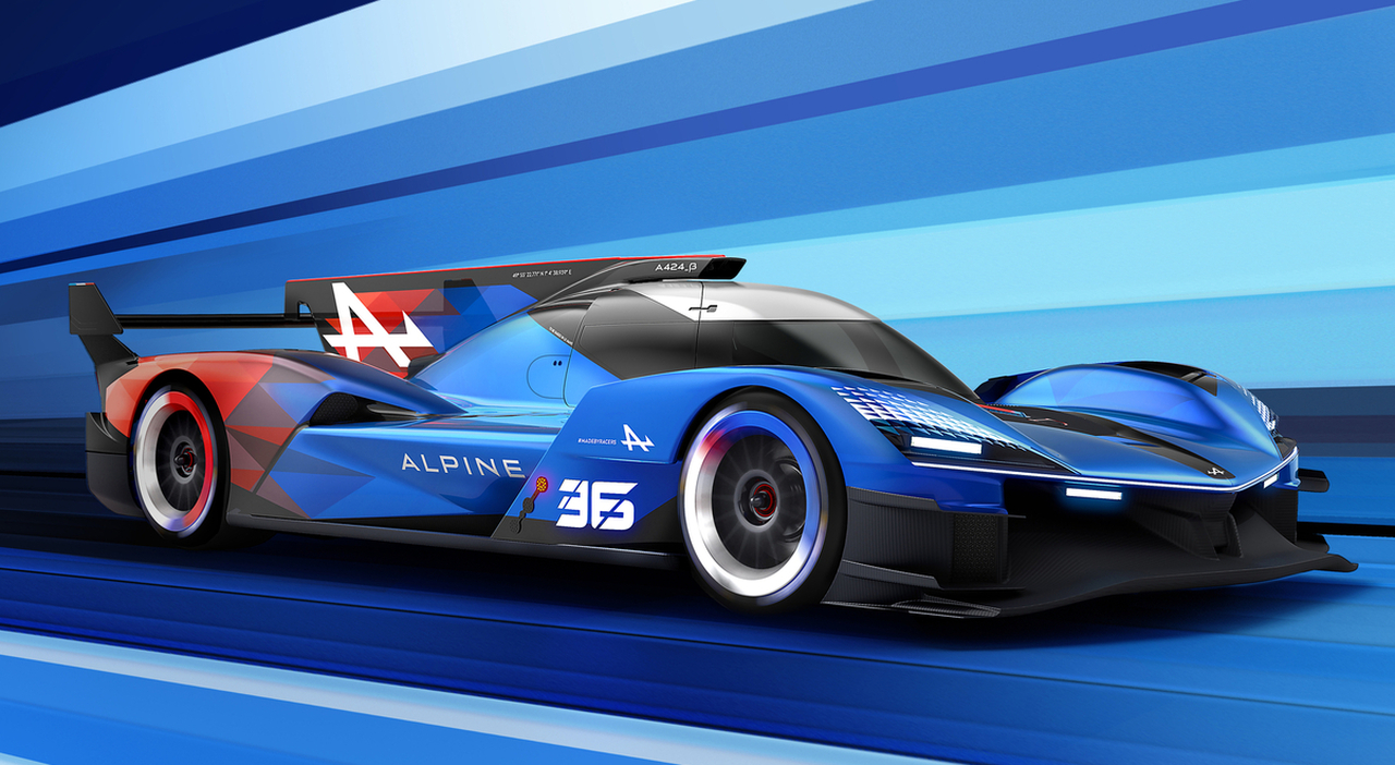 L'Alpine A424_β anticipa l'Hypercar secondo il regolamento tecnico LMDh che nel 2024 correrà nel WEC e alla 24 Ore di Le Mans. L'obiettivo è competere anche nel campionato americano IMSA.