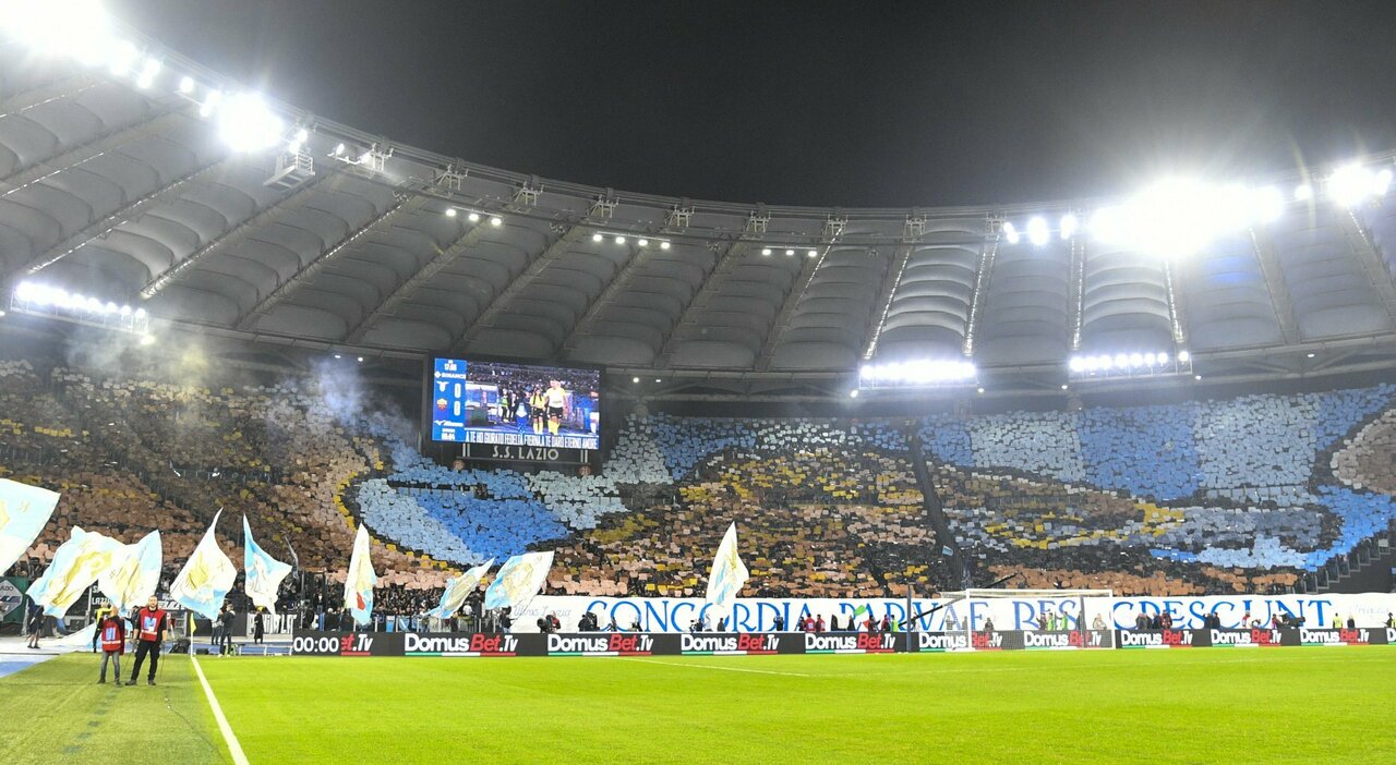 Contestation des supporters de la Lazio à l'Olimpico