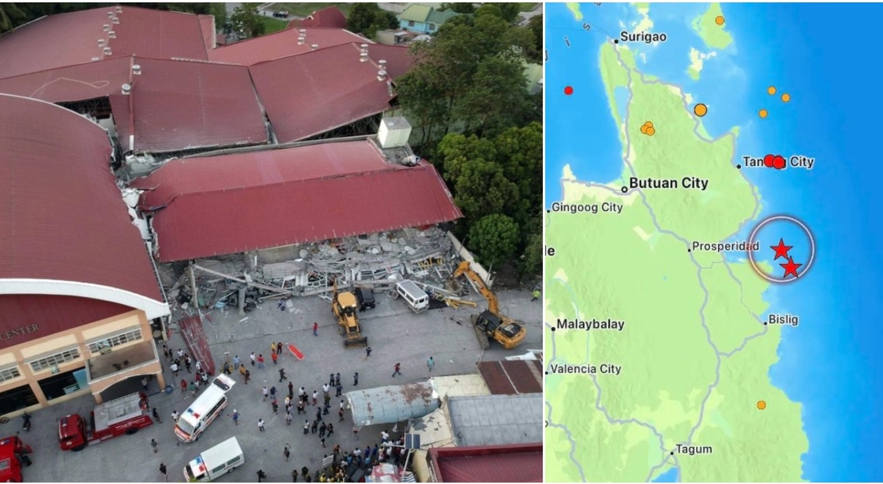 Terremoto nelle Filippine, scossa di 7.6 davanti all