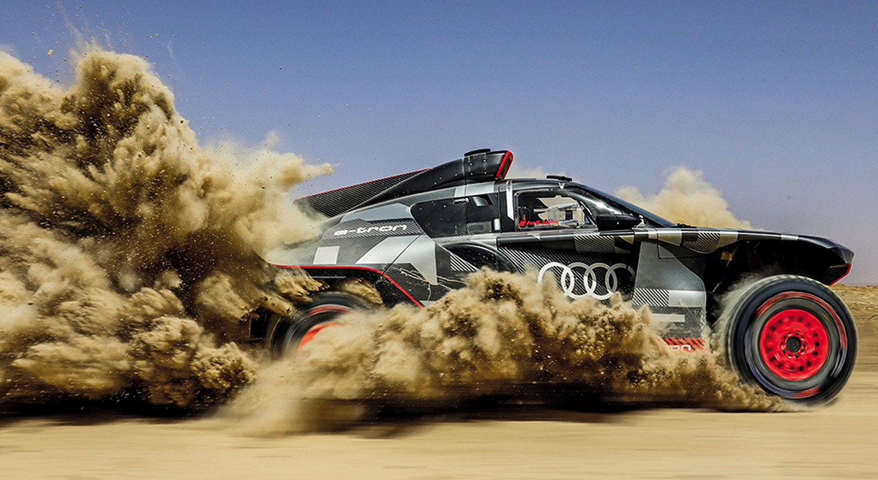 L'Audi impegnata alla Dakar
