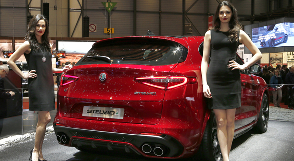 L'Alfa Romeo Stelvio in bella mostra a Ginevra