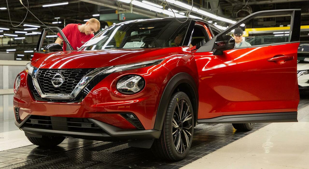 La fabbrica della Nissan Juke in GB