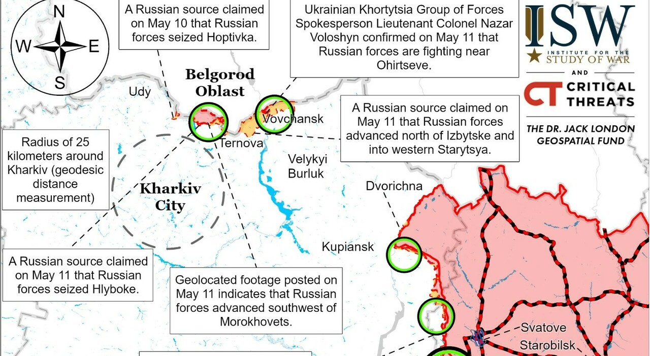 Guerra Ucraina, Kharkiv sotto assedio: «Siamo sotto il fuoco russo quasi 24 ore su 24». Zelensky: dure battaglie lungo il confine