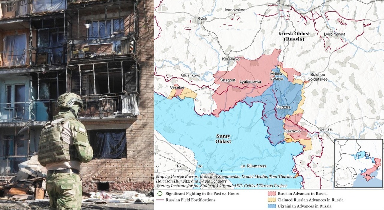 Kursk, gruppo di soldati russi si arrende e l