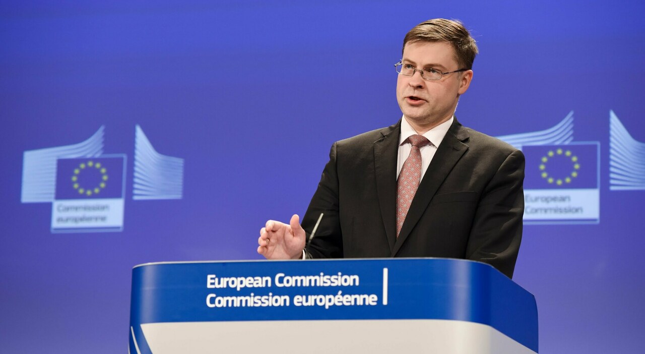 il commissario europeo al Commercio Valdis Dombrovskis