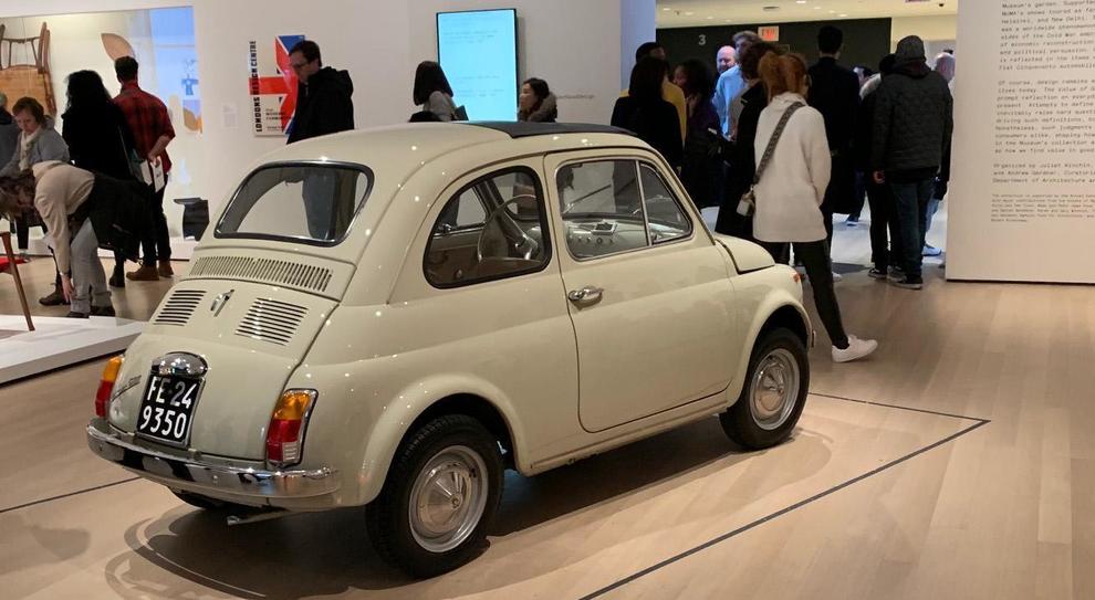 La Fiat 500 esposta al MoMA di New York