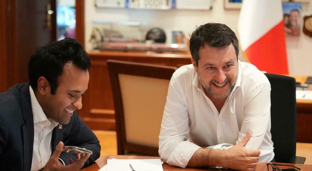 Salvini telefona a Trump: «Perseguitato come il Cav». I corteggiamenti a destra