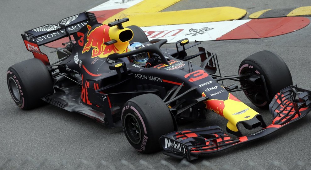 La Red Bull di Ricciardo è stata la più veloce nelle prime prove libere a Montecarlo