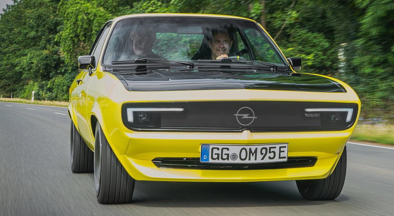 La Opel Manta in versione elettrica