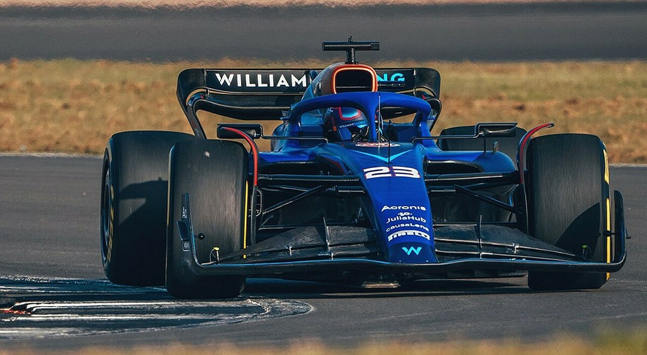 La Williams F1 del 2023 con motore Mercedes di Albon