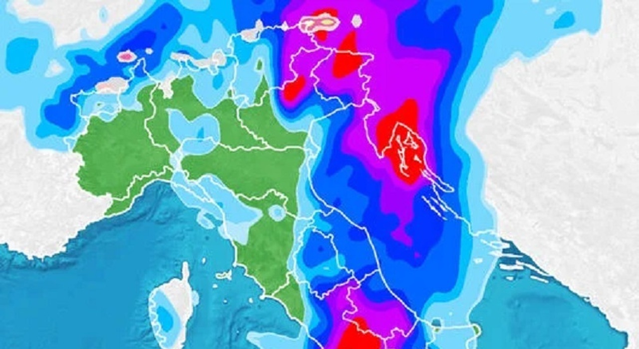 Pioggia e temporali, temperature in discesa. Poi torna il sole ma la seconda perturbazione autunnale porterà la neve