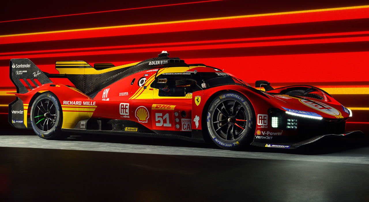 Ferrari 499P listo para volver a la pista en el Mundial de Resistencia con una nueva librea