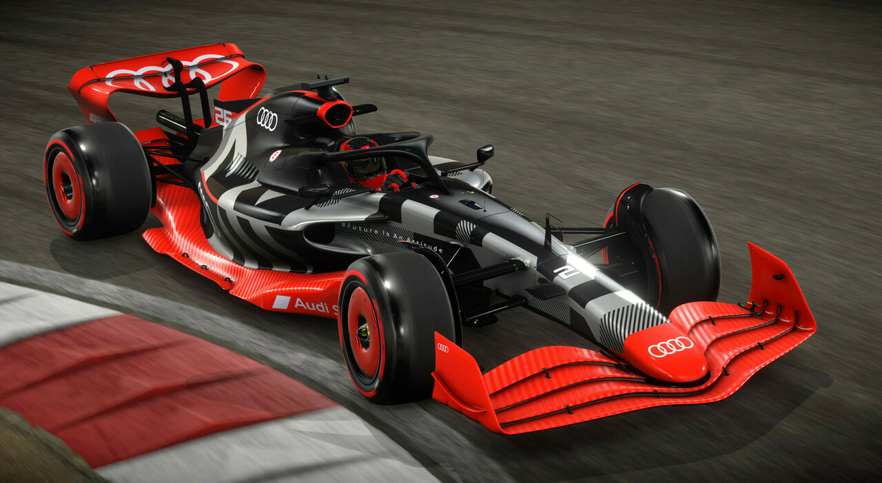 La monoposto di Audi per la F1 protagonista del videogioco ufficiale della Formula 1 con oltre 3 anni d anticipo rispetto al debutto in gara