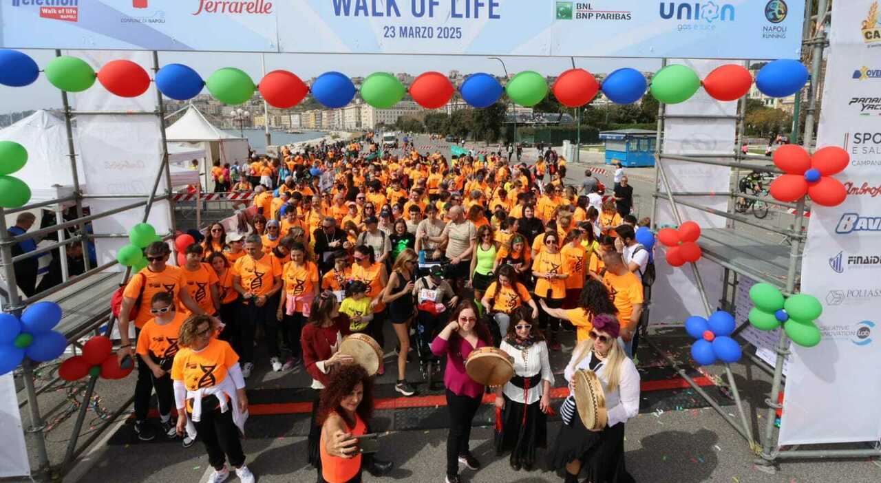 Napoli, Walk of Life di Telethon vincono atleti di Ischia e Caivano