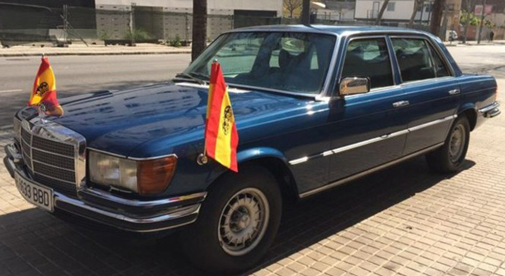 La Mercedes 450 SEL messa all'asta di Re Juan Carlos