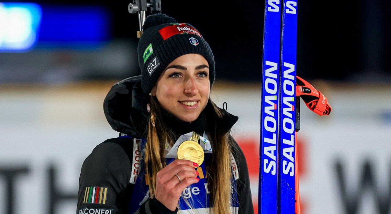 Lisa Vittozzi gewinnt Gold im Einzelrennen bei der Biathlon-Weltmeisterschaft in Nove Mesto