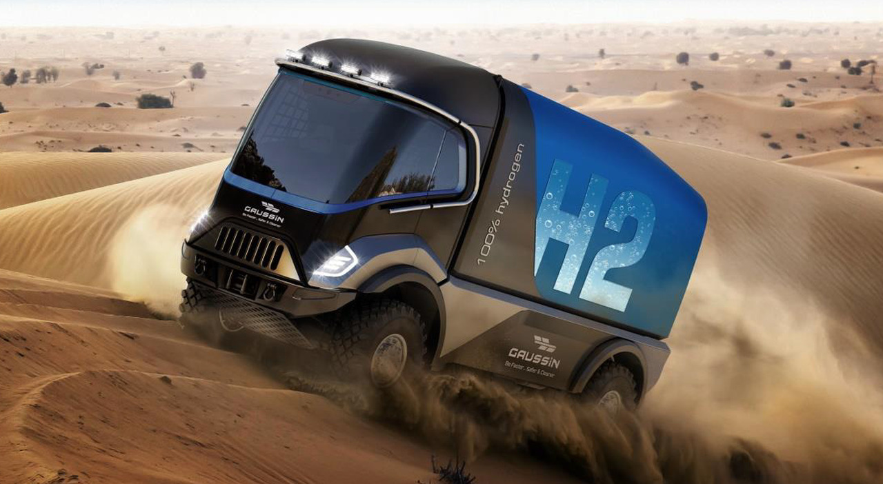 Il rendering del H2 Racing Truck