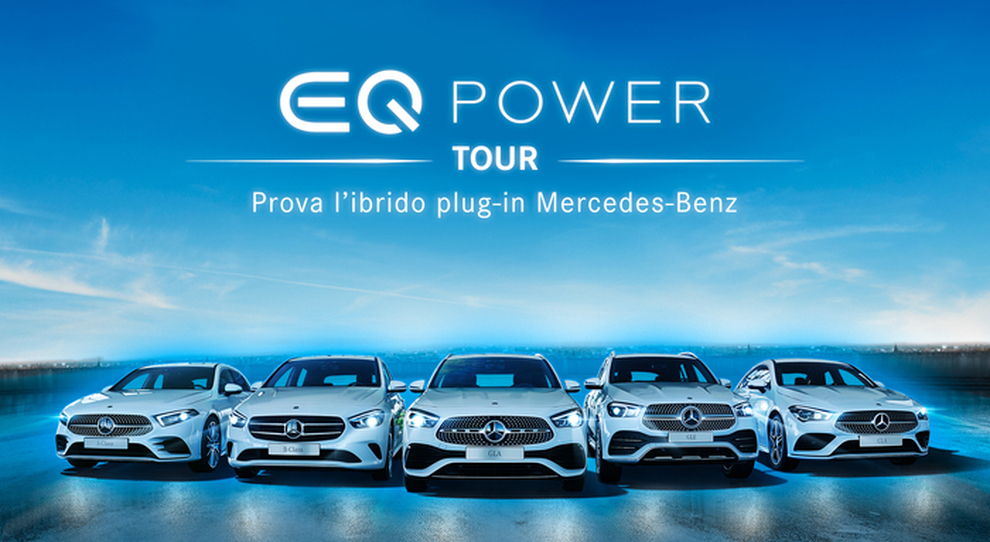 Il teaser che presenta l'EQ Power Tour di Mercedes