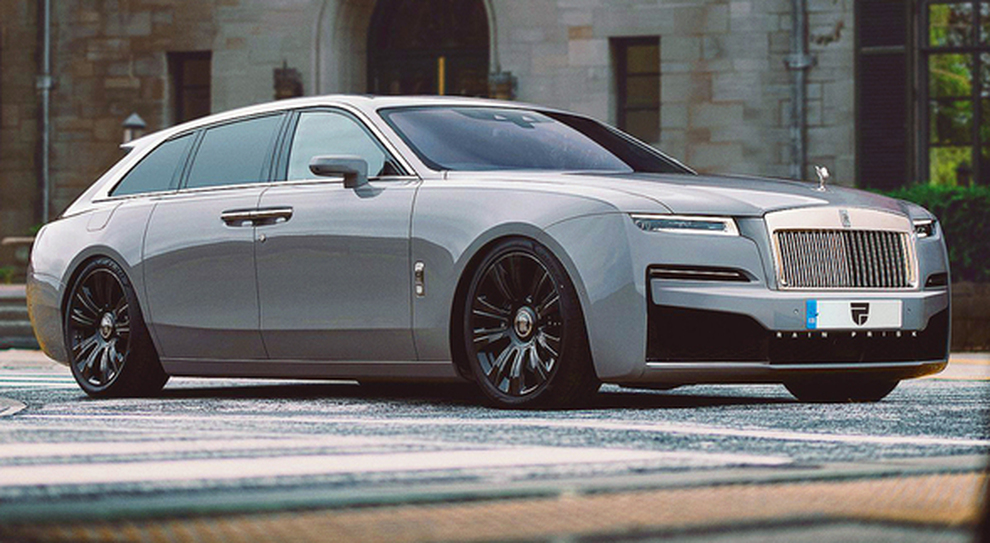 Il rendering della Rolls-Royce Ghost Wagon