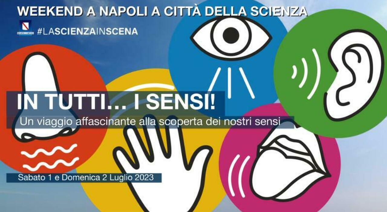 Città della Scienza begins, a weekend dedicated to the discovery of our five senses