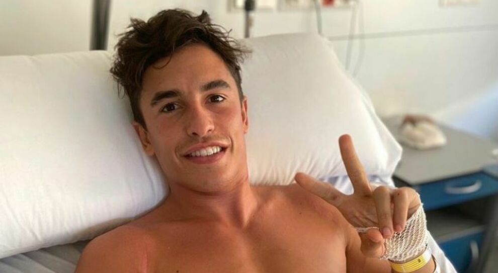Marc Marquez in ospedale